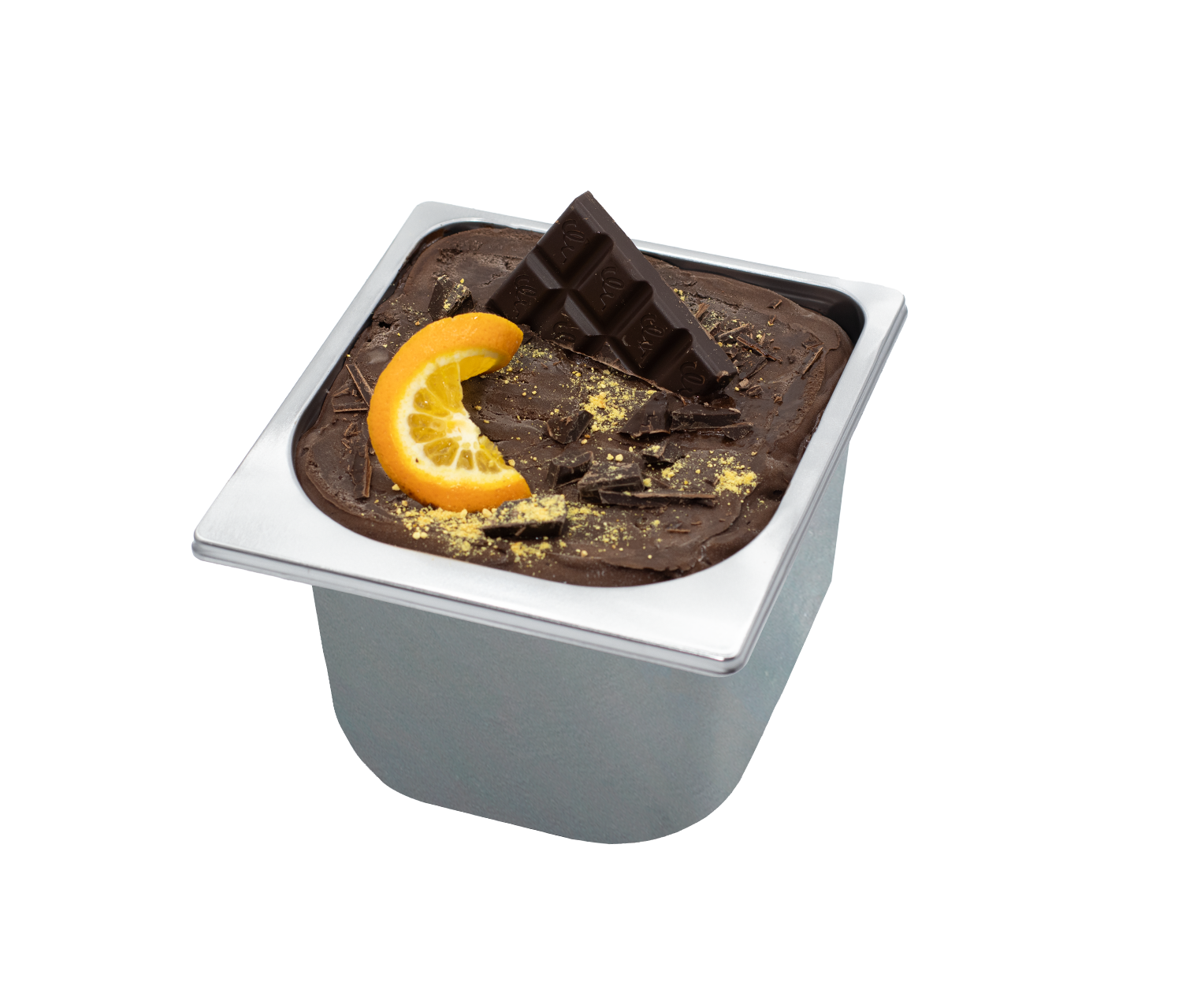 Speiseeis Zartbitter-Orange